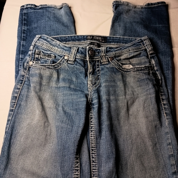 SILVER JEANS Aiko bootcut cotton western size 26 (#1,033) - Picture 1 of 8